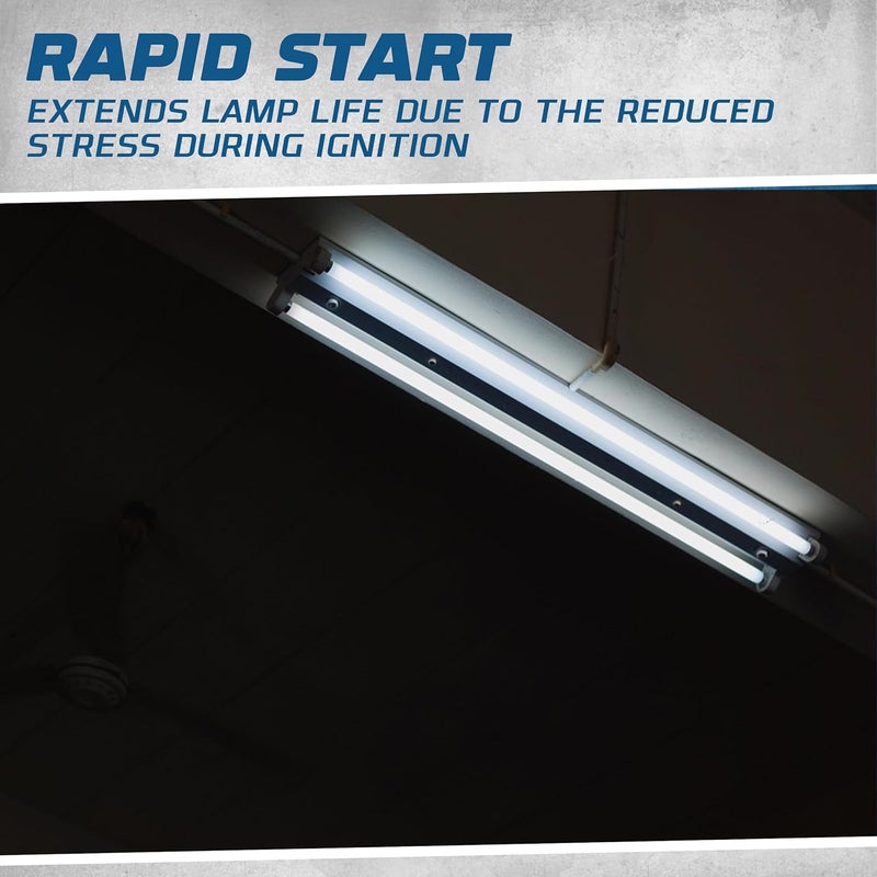 OHLECTRIC 2 Pack - Replacement for Keystone KTEB-114-1-TP-FC 1 Lamp T5 Electronic Fluorescent Ballast with Normal Light Output | 120V Input with Rapid Start Operation | 0.95 Ballast Factor, UL-Approved - Image 5